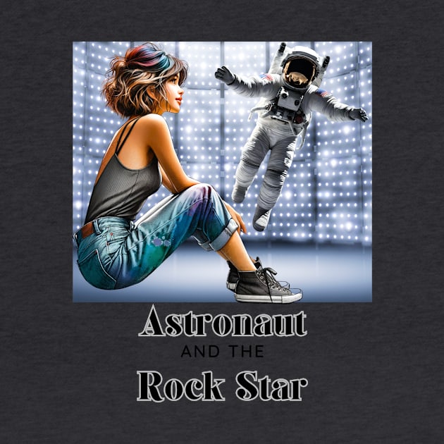 Astonaut and the rock star (girl on stage with cosmonaut) by PersianFMts